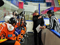 «Tigers» - «Hockey Man» 1:3. Сезон АЛХЛ 2017-2018, 1/8 плей-офф