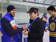 Награждение команд «Тарлан» и «Тенгри». Малый кубок АЛХЛ