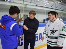 Награждение команд «Бестобе» и «BI Group-2». Малый кубок АЛХЛ
