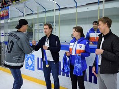 Награждение призеров дивизиона «Дебютант» сезона АЛХЛ 2017-2018