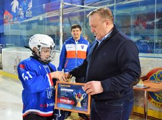 Детский турнир «Кубок Победы». Cross Ice Hockey. Награждение