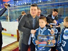 Детский турнир «Кубок Победы». Cross Ice Hockey. Награждение