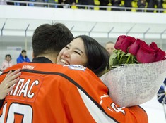 Предложение руки и сердца на льду 2018