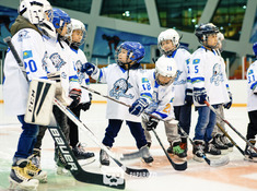 Турнир «Alau Cup» в формате Cross Ice Hockey 10 апреля 2019. Фото: ppz.kz
