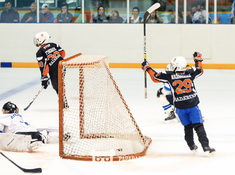 Турнир «Alau Cup» в формате Cross Ice Hockey 10 апреля 2019. Фото: ppz.kz