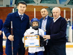 Турнир «Alau Cup» в формате Cross Ice Hockey 10 апреля 2019. Фото: ppz.kz