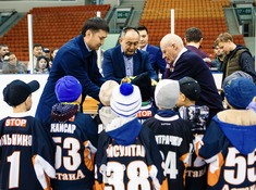 Турнир «Alau Cup» в формате Cross Ice Hockey 10 апреля 2019. Фото: ppz.kz