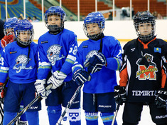 Турнир «Alau Cup» в формате Cross Ice Hockey 10 апреля 2019. Фото: ppz.kz