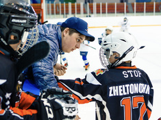 Турнир «Alau Cup» в формате Cross Ice Hockey 10 апреля 2019. Фото: ppz.kz