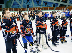 Турнир «Alau Cup» в формате Cross Ice Hockey 10 апреля 2019. Фото: ppz.kz